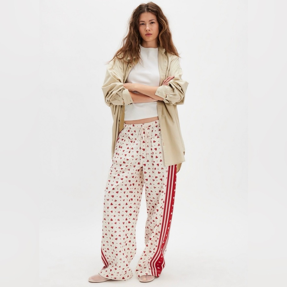 NWT Free People Hudson Canyon Printed Poplin Pants~❤️ combo